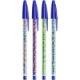 Blister de 4 stylos bille Cristal Collection, encre bleue,image 2