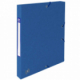 Boîte à élastiques Top File+ 24x32, en carte grainée, dos de 25, coloris bleu,image 1