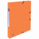 Boîte à élastiques Top File+ 24x32, en carte grainée, dos de 25, coloris orange,image 1