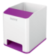 Pot à crayons Dual Wow, en polystyrène coloris blanc/violet,image 1
