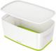 Boîte de rangement MyBox Wow, 5 L, avec couvercle, coloris vert/blanc,image 1