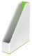 Porte-revues Dual Wow, dos de 65 mm, polystyrène choc, coloris blanc/vert,image 1