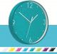 Horloge murale Wow, à pile, diam. 29 cm, coloris menthe,image 1
