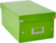 Boîte de rangement Click & Store, format DVD, en PP, coloris vert,image 1