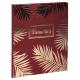 Livre d'Or Palma 22x27 cm, 100 pages, coloris rouge, tranche or,image 1