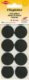 Blister de 16 patins en feutre polyester, diam. 28 mm, adhésif, noir,image 2