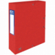 Boîte à élastiques Top File+ 24x32, en carte grainée, dos de 60, coloris rouge,image 1