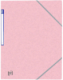 Chemise à élastique 3 rabats Top File+, carte relief, coloris rose pastel,image 1