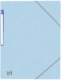 Chemise à élastique 3 rabats Top File+, carte relief, coloris bleu pastel,image 1
