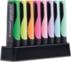 Etui de 8 surligneurs Green BOSS Pastel/Fluo, pointe biseau 2-5 mm, couleurs assorties,image 2