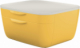 Bloc de classement Cosy 2 tiroirs, en polystyrène choc, coloris jaune/gris clair,image 1