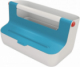 Boîte de rangement portable Cosy, coloris bleu/gris clair,image 1