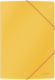 Chemise 3 rabats à élastique Cosy, en carton plastifié, coloris jaune,image 1