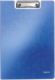 Porte-bloc avec rabat Wow, en PP et clip métal, coloris bleu,image 1