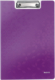 Porte-bloc avec rabat Wow, en PP et clip métal, coloris violet,image 1