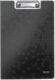 Porte-bloc avec rabat Wow, en PP et clip métal, coloris noir,image 1
