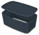 Boîte de rangement MyBox Cosy, 5 L, avec couvercle, coloris gris,image 1
