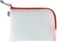Sac à fermeture éclair Mesh Bags, A5, EVA, rouge,image 1