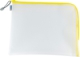 Sac à fermeture éclair Mesh Bags, A4, EVA, jaune,image 1