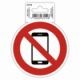 Signalisation adhésive Téléphone mobile interdit, rouge/blanc/noir,image 1