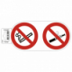 Signalisation adhésive Interdit de fumer/vapoter, rouge/blanc/noir,image 1