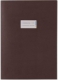 Protège-cahier 21x29,7, en papier recyclé 120 g/m², marron,image 1