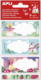 Pochette de 9 étiquettes scolaires fantaisies, format 36 x 81 mm, thème Princesses,image 1
