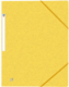 Chemise à élastique 3 rabats Top File+, carte relief, coloris jaune,image 1