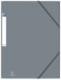 Chemise à élastique 3 rabats Eurofolio+ Prestige, carte grainée, coloris gris,image 1
