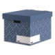 Caisse d'archivage Bankers Box Design, charge lourde, montage manuel, coloris bleu,image 1