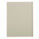 Intercalaires non perforés 26-50 25 positions, carte beige 175 g/m²,image 1