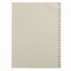 Intercalaires non perforés 76-100 25 positions, carte beige 175 g/m²,image 1