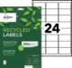 360 étiquettes recyclées Laser blanches, format 63,5 x 33,9 mm (15 feuilles / cdt),image 2