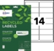210 étiquettes recyclées Laser blanches, format 99,1 x 38,1 mm (15 feuilles / cdt),image 2