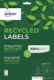 150 étiquettes recyclées Laser blanches, format 99,1 x 57 mm (15 feuilles / cdt),image 1