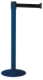 Lot de 2 barrières de délimitation à ceinture rétractable noire sur socle Paceo - bleu figuerolles mat - RAL 5001,image 1