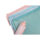 Pochette EVA CHROMALINE transparente, format A6, fermeture zippée coloris pastel assortis,image 1