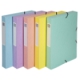 Boîte à élastique AQUAREL, dos de 25, coloris pastels assortis (5),image 1