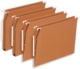 Boîte de 25 dossiers suspendus Défi A4, fond V, en kraft orange,image 2