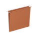 Boîte de 25 dossiers suspendus Medium A4, fond V, en kraft orange,image 1