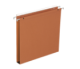 Boîte de 25 dossiers suspendus Medium A4, fond D30, en kraft orange,image 1