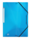Chemise 3 rabats à élastiques Hawaï A4, en polypro coloris bleu,image 1