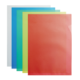 Boîte de 100 pochettes coin A4, en polypro grainé coloris assortis (5),image 1