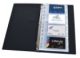 Porte-cartes de visite 160 cartes, en PVC coloris noir,image 2