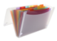 Trieur extensible Tahiti A4, 12 compartiments, en polypro coloris blanc,image 1