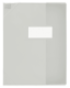 Protège-cahier Strong Line 17x22, en PVC 15/100e, avec marque-page, incolore translucide,image 1
