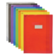 Protège-cahier Strong Line A4, en PVC 15/100e, avec rabat marque-page, coloris assortis translucides,image 1