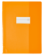 Protège-cahier Strong Line 17x22, en PVC 15/100e, coloris orange translucide,image 1