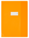 Protège-cahier Strong Line A4, en PVC 15/100e, coloris orange translucide,image 1