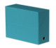 Boîte de transfert Toilée 34x25,5, dos de 90, en carte, coloris turquoise,image 1